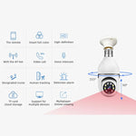 Speed-X SP-E27 1080P WiFi 360° Panoramic Bulb Camera with Night Vision, Motion Detection & V380 Pro