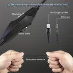 ONIKUMA K19 RGB Wired Gaming Headset with Mic USB & 3.5mm Black