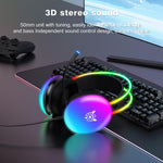 ONIKUMA X25 Pro RGB Gaming Headset Black with Mic 3.5mm Stereo Surround Sound