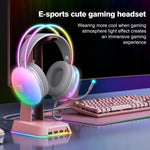 ONIKUMA X25 Pro RGB Gaming Headset White with Mic 3.5mm Stereo Surround Sound