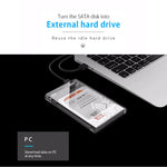 SpeedX HD-2025U3 2.5 Inch HDD SSD Enclosure USB 3.0 Crystal Case
