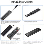 M.2 SSD Enclosure USB 3.1 Gen 2 10Gbps NVMe NGFF Case