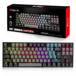 Xtrike Me GK-989 A TKL Wired Mechanical Gaming Keyboard RGB Backlit USB Black