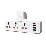 Speed-X 304PUC Premium Portable Power Strip 3 Sockets 3 USB + 1 Type-C
