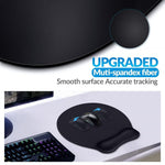 H08 Ergonomic Gel Mouse Pad with Memory Foam Wrist Rest