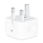 Iphone USB-C PD 20W Power Adapter Charger 3-Pin (UK Plug) Fast Charging