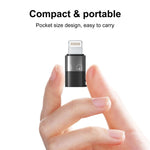 USB-C to Lightning OTG Audio Adapter for Microphone & iPhone