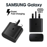 Samsung 25W Original USB-C PD Fast Charger (UK 3-Pin) – Super Fast Charging Adapter