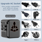 SpeedX SP-TCW02 Travel Adapter – 25W PD (2C + 1A + 2AC)