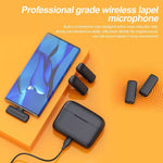 J13 Type-C Dual Wireless Lavalier Microphone with Charging Case