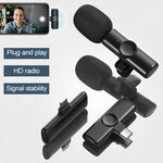 K11 2 In 1 Collar Wireless Microphone for iPhone/Android & Type-C Supported