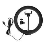 26cm LED Ring Light with Mobile Holder for Photography, Makeup & Video Recording
