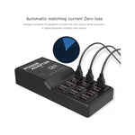 W858 12 Port USB Fast Charger 12A Multi-Device Charging Station