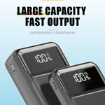 Aspor A316 20000mAh 22.5W Fast Charging Power Bank with Built-in Cables