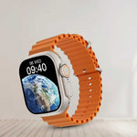 X8 Ultra Max Smart Watch 2.2" NFC Compass Always-On Display Wearfit Pro Orange