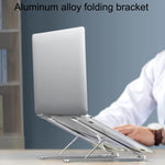 SpeedX 18 Inch Foldable Laptop Stand Adjustable Aluminum Bracket
