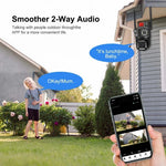 Speed-X SPZ-803 6MP Triple Lens WiFi Outdoor Security Camera with Color Night Vision & V380 Pro