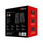 XTRIKE ME SK-503 2-in-1 Bluetooth Soundbar Speaker | BT 5.0 | RGB Backlit | 6W Stereo Gaming Speaker