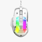 XTRIKE ME GM-319 Wired Gaming Mouse 7200 DPI RGB White