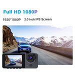 Y15 3 Channel WiFi Dash Cam 1080P HD Car Camera with Night Vision Reverse Camera & Parking Monitor