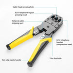 BOSI Network Plug Crimping Tool 4P 6P 8P RJ45 Cutter & Wire Stripper