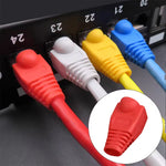 Cat6 RJ45 Patch Cable Boot Covers 1000PCS Pack Strain Relief Connector Sleeves