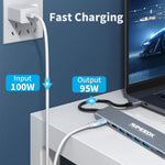 SpeedX SP-TC1001 10-in-1 Type C Hub 4K HDMI USB Docking Station