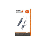 Speed-X SP-UTC41 2-in-1 4 Port USB 3.0 Hub Type-C & USB