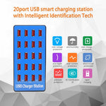 Speed-X SX-UC1120 20-Port USB Charging Station 100W – 20A Multi Charger
