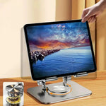 J18 360° Aluminum Tablet Stand Adjustable Foldable Holder 15cm