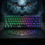 Xtrike Me GK-995W 68-Key Tri-Mode Wireless RGB Mechanical Gaming Keyboard Black