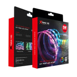 XTRIKE ME HT-5050-B5 Bluetooth V4.2 RGB LED Strip Light 5M with App Control