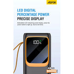 Aspor A350 50000mAh 22.5W Fast Charging Power Bank with Flashlight