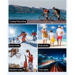 V22 4K Ultra HD Mini Action Camera Waterproof WiFi Sports Camera with Touch Screen
