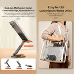 Aspor A701 Foldable Mobile Phone & Tablet Desktop Stand 360° Adjustable