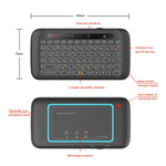 H20 Universal Mini Backlight Touchpad Wireless Keyboard Air Mouse Controller