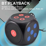Kisonli G15 Dice Mini Bluetooth Speaker | 8W Portable Wireless Speaker | FM, USB, TF Card & TWS