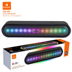 Kisonli LED-915 Wireless Bluetooth Soundbar Speaker | 10W | RGB Lights | FM, USB, TF & AUX