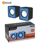 Kisonli V310 Multimedia Computer Speakers | USB 2.0 Stereo Mini Speakers for PC & Laptop