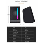 Kisonli X16 RGB USB 2.0 Mini Speakers | 6W Stereo Portable Computer Speakers for PC & Laptop