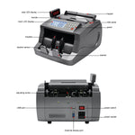 Speedx SP-640 Side Digital Display Cash Counting Machine with Fake Note Detection