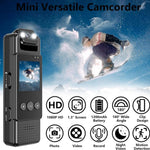 L12 Mini WiFi Body Camera 1080P Wearable Video Recorder with Night Vision & Wide Angle Lens