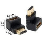 HDMI L Shape Male to Female 90 Degree Adapter Connector