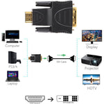 HDMI Female to DVI Male 24+1 Adapter Connector