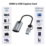 SpeedX SP-VC07A 2-in-1 HDMI Video Capture Card USB-A & USB-C
