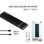 M.2 SSD Enclosure USB 3.1 Gen 2 10Gbps NVMe NGFF Case
