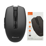 Xtrike Me GW-224 BK Wireless Mouse 2.4G Bluetooth 5.2 1600 DPI Black