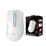 Xtrike Me GM-314 Wired RGB Gaming Mouse USB Optical Programmable White