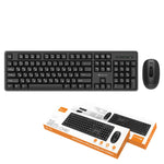 Xtrike Me MK-307 EN Wireless Keyboard & Mouse Combo 2.4GHz USB Full-Size Black