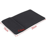 H05 Gel Mouse Pad with Ergonomic Wrist Support Black